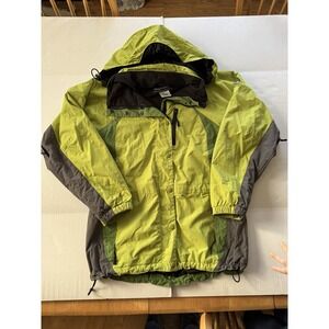 Vintage Early Winters ‎ Alpenlite Hooded Ski Parka Jacket Women's Medium Green